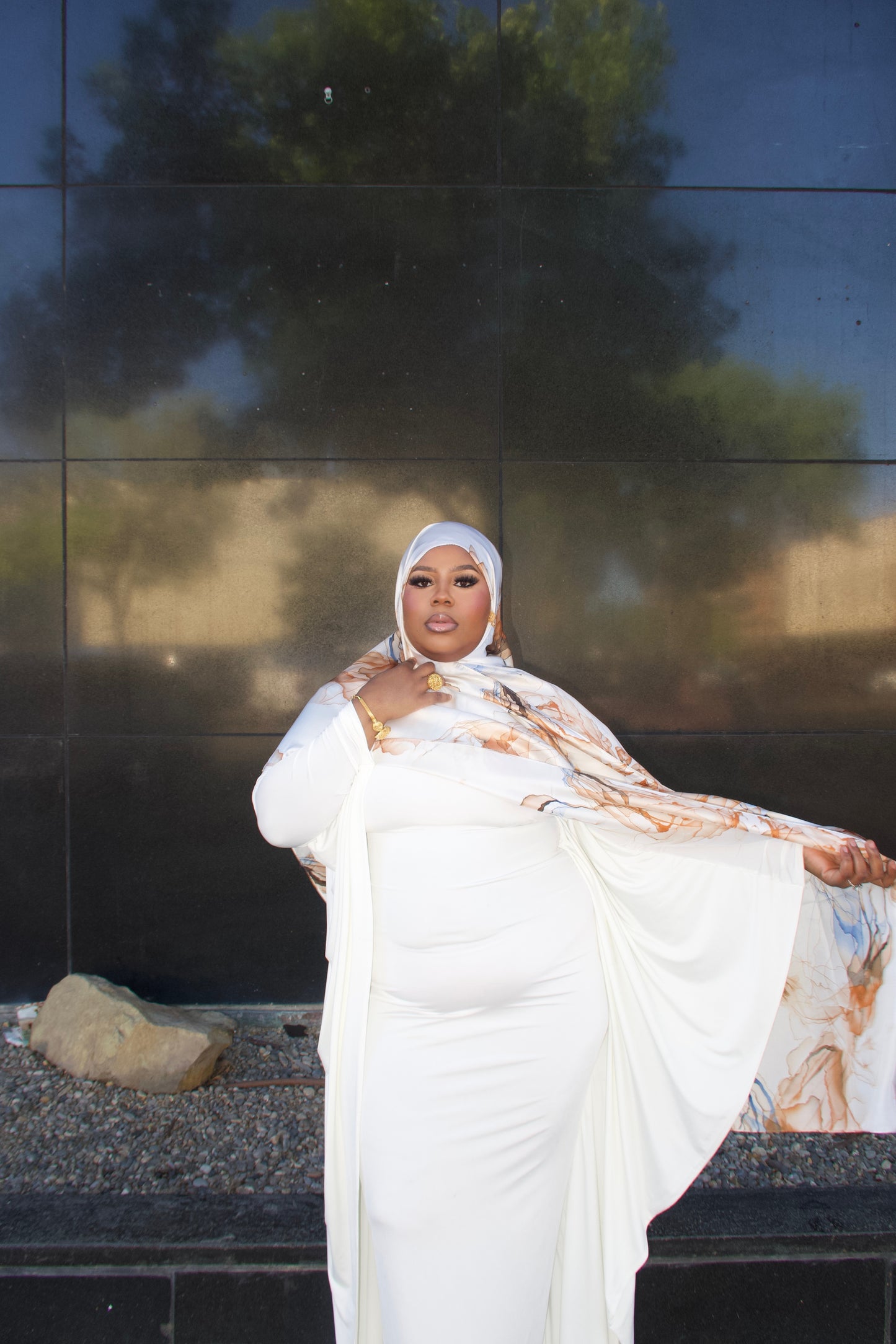 Indigora White Silk