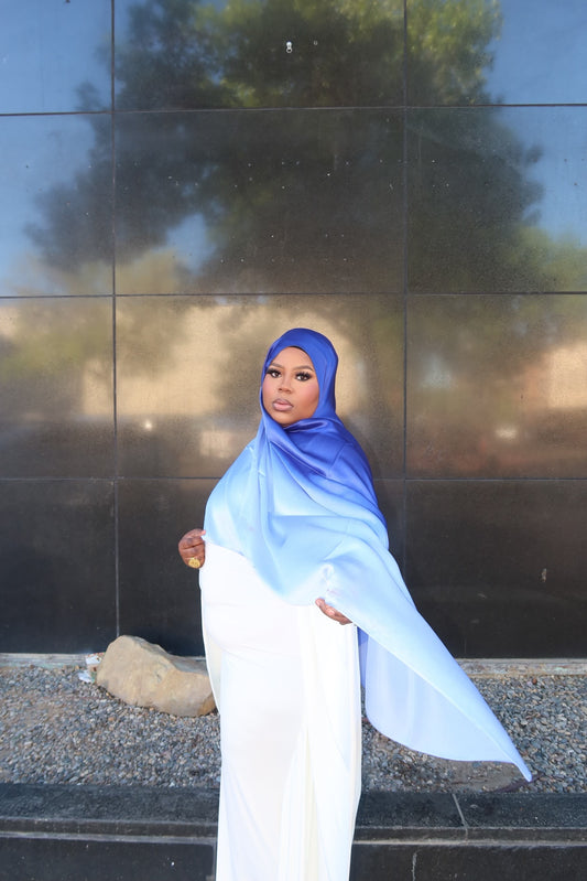 Ocean Blue Silk